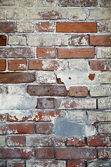 Image showing old brick wall texture