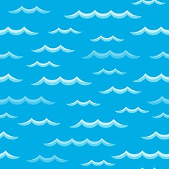 Image showing Waves theme seamless background 2