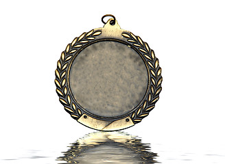 Image showing Sports Medal Closeup
