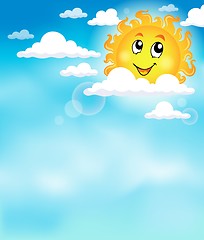 Image showing Sun on sky theme image 2
