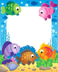 Image showing Fish theme frame 1