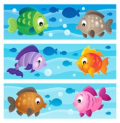 Image showing Underwater theme banners 1