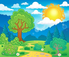 Image showing Spring theme landscape 5