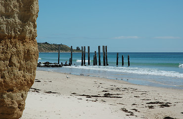 Image showing Down at the Beach