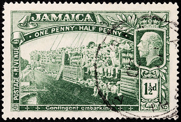 Image showing Jamaica World War I Stamp