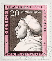 Image showing Martin Luther Stamp