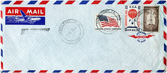 Image showing Airmail Cover from USA