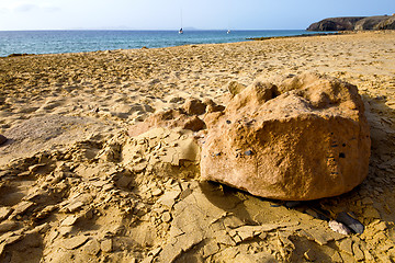 Image showing boat yacht in beach  water  summer 