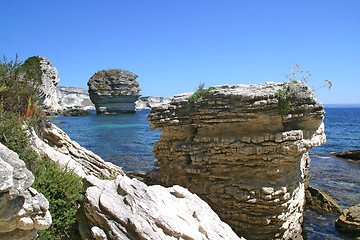Image showing Cliff of Bonifacio