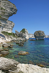 Image showing Cliff of Bonifacio