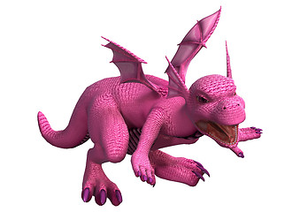 Image showing Little Pink Dragon