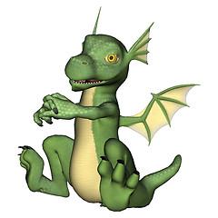 Image showing Little Green Dragon