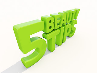 Image showing 3d Beauty tips