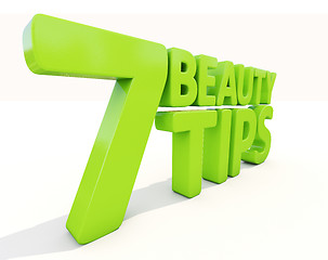 Image showing 3d Beauty tips