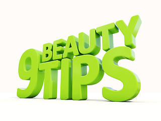 Image showing 3d Beauty tips