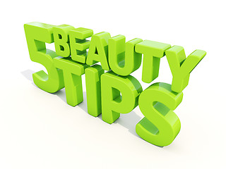 Image showing 3d Beauty tips