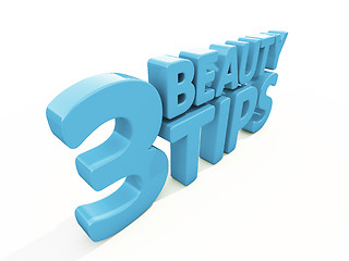 Image showing 3d Beauty tips