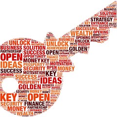 Image showing Key to success