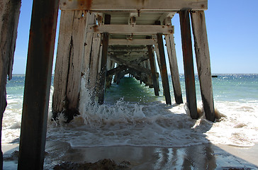 Image showing Under the Jetty