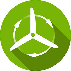 Image showing Eco Flat Icon