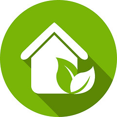 Image showing Eco Flat Icon