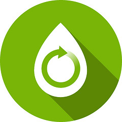 Image showing Eco Flat Icon