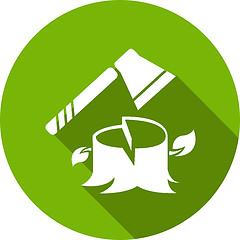 Image showing Eco Flat Icon