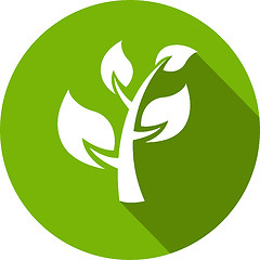 Image showing Eco Flat Icon