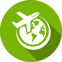 Image showing Eco Flat Icon