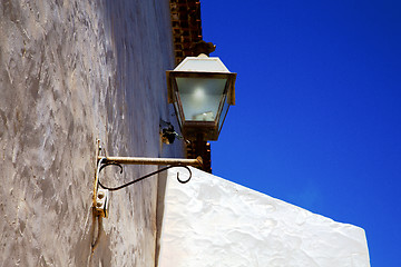 Image showing spain street lamp a b 