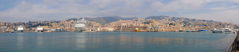 Image showing Genoa panorama