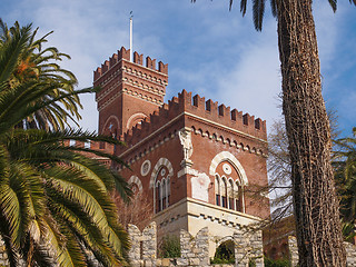 Image showing Albertis Castle in Genoa Italy