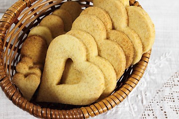 Image showing Shortbread cookies