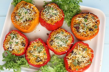 Image showing Stuffed peppers