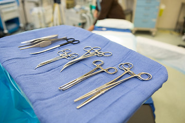 Image showing Surgical Tools In Operation Room