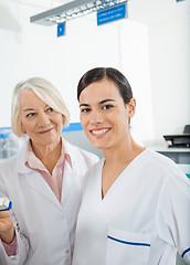 Image showing Researcher With Colleague In Hospital