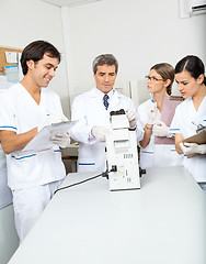 Image showing Scientists Working In Medical Laboratory
