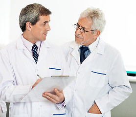 Image showing Male Researchers Discussing