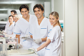 Image showing Team Of Researchers In Laboratory