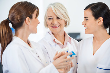 Image showing Researchers Discussing Over Medicine