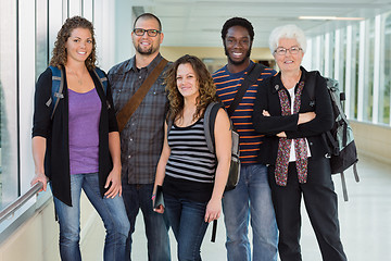 Image showing Professor with Students