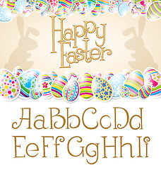 Image showing Vector Easter Card