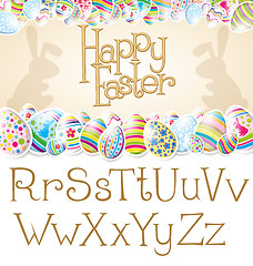 Image showing Vector Easter Card