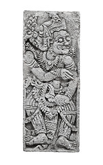 Image showing Stone tablet with the image of the deity. Indonesia, Bali