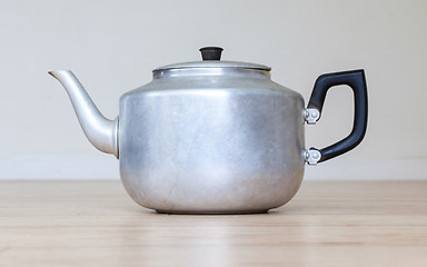 Image showing Old metal tea pot 