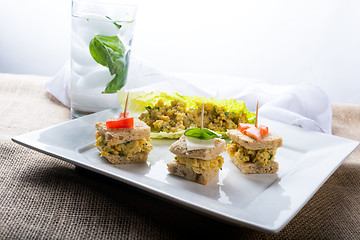 Image showing Vegan Garbanzo appetizers