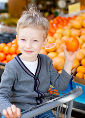 Image showing kid shopping