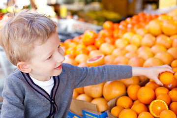 Image showing kid shopping