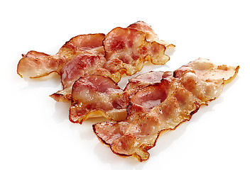 Image showing fried bacon strips