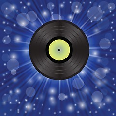 Image showing star music background